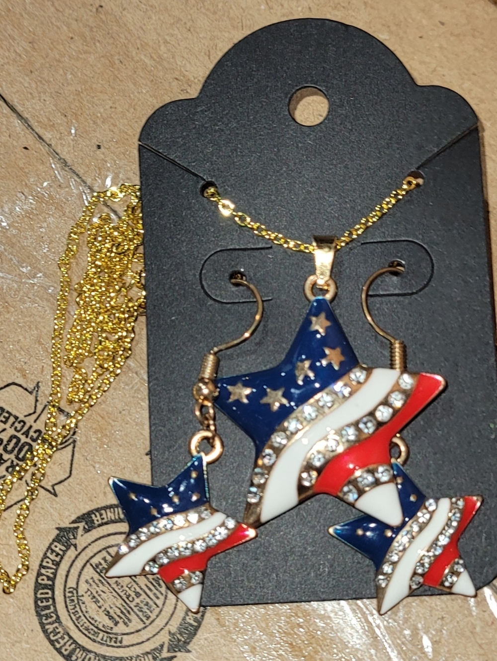 Patriotic Star Bling Set